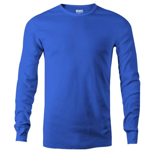 Carbon Blue Men's Long Sleeve T-Shirt