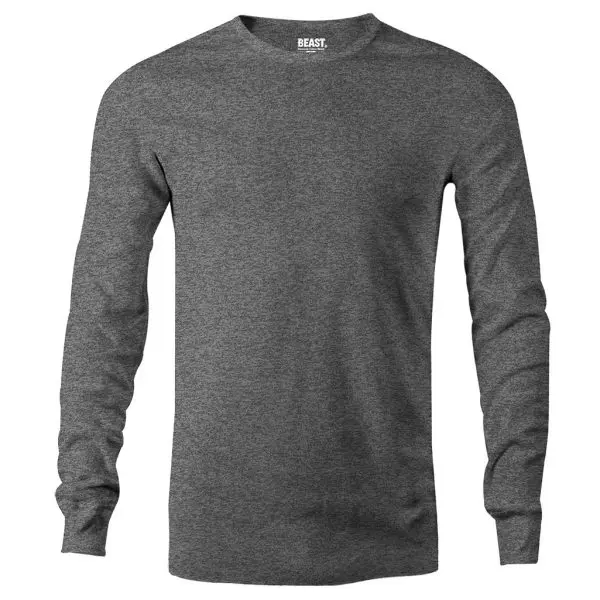 Charcoal Grey Long Sleeve T-Shirt