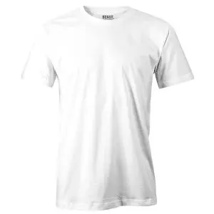 Cotton White Crew Neck T-Shirt