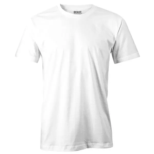 Cotton White Men's Crew Neck T-Shirt