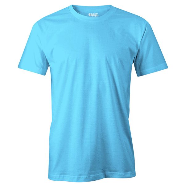 Ice Blue Men's Crew Neck T-Shirt