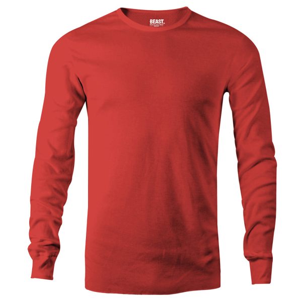 Scarlet Red Long Sleeve T-Shirt