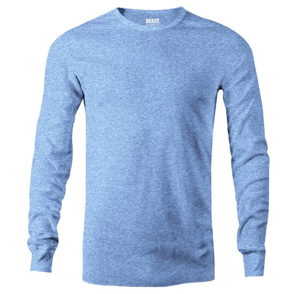 Sky Blue Men's Long Sleeve T-Shirt