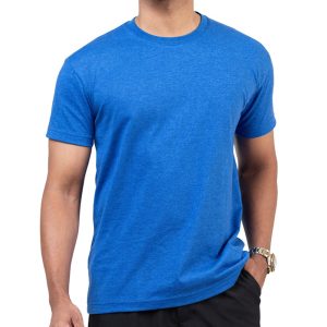 Zinc-Blue-Crew-Neck-T-Shirt