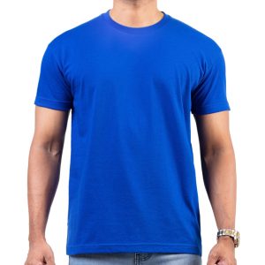 Men’s Carbon Blue Crew Neck T-Shirt in Sri Lanka – Casual Wear for Everyday Style