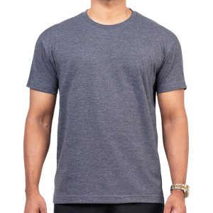 Men’s Charcoal Grey Crew Neck T-Shirt in Sri Lanka – Casual Wear for Everyday Style