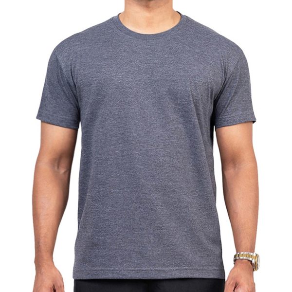 Men’s Charcoal Grey Crew Neck T-Shirt in Sri Lanka – Casual Wear for Everyday Style