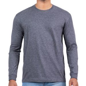 Men’s Charcoal Grey Long Sleeve T-Shirt in Sri Lanka – Casual Wear for Everyday Style