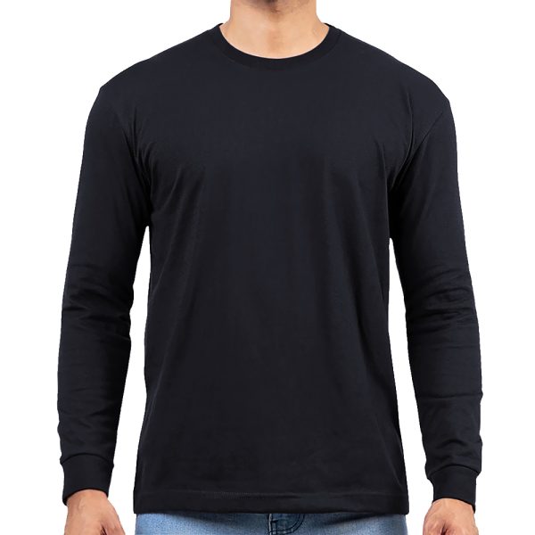 Men’s Black Long Sleeve T-Shirt in Sri Lanka – Casual Wear for Everyday Style