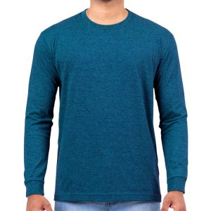 Men’s Sea Green Long Sleeve T-Shirt in Sri Lanka – Casual Wear for Everyday Style