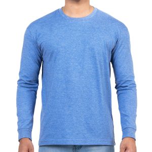 Men’s Sky Blue Long Sleeve T-Shirt in Sri Lanka – Casual Wear for Everyday Style