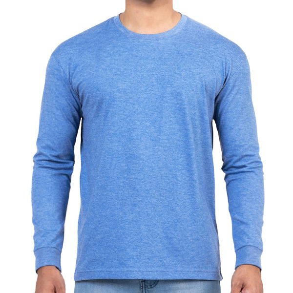 Men’s Sky Blue Long Sleeve T-Shirt in Sri Lanka – Casual Wear for Everyday Style