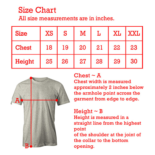 Size Charts | T-Shirt Republic