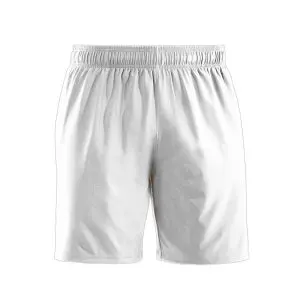 Cotton White Men's Casual Short