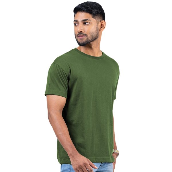 Army-Green-Crew-Neck-T-Shirt-16