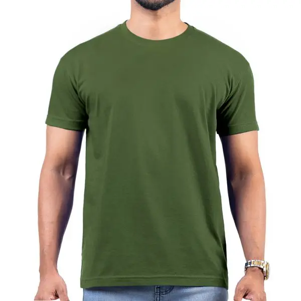 Army-Green-Crew-Neck-T-Shirt-22