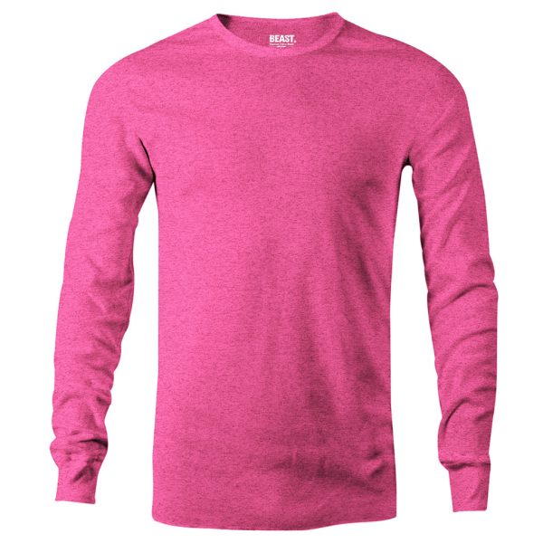 Bubblegum Pink Men's Long Sleeve T-Shirt