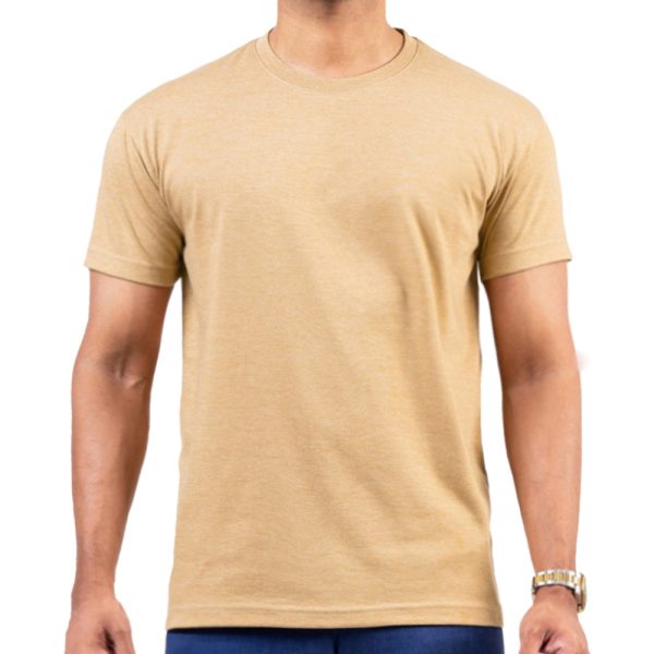 Desert-Tan-Crew-Neck-T-Shirt