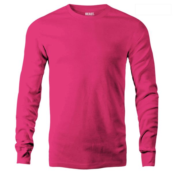 Hot-Pink-Long-Sleeve-T-Shirt