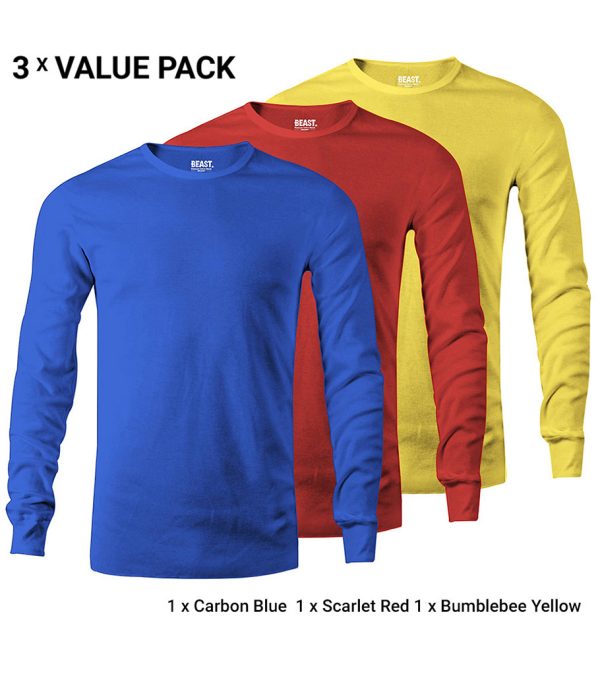 Long Sleeve T-Shirts Bundle Pack 0027 | T-Shirt Republic