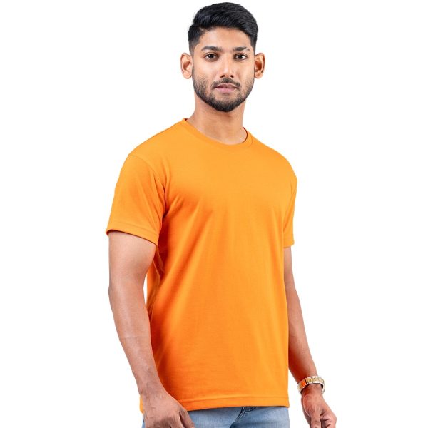 Blaze-Orange-Crew-Neck-T-Shirt-03