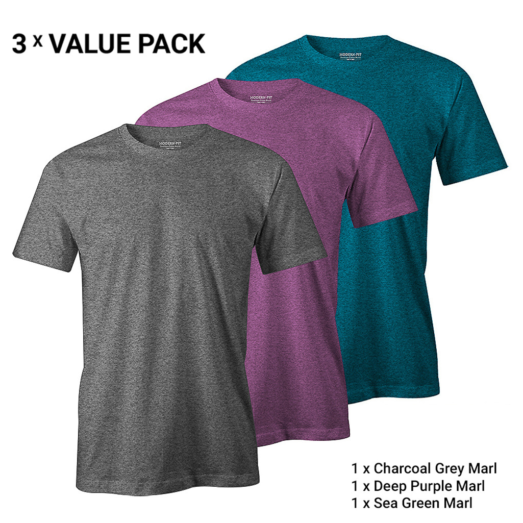 Men's Crew Neck T Shirts Bundle Pack 0053 | Premium Menswear at Best ...