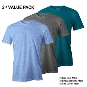 Men's Crew Neck T Shirts Bundle Pack 0056