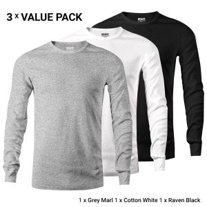 Men's Long Sleeve T Shirts Bundle Pack 0022 | Premium Menswear at Best ...