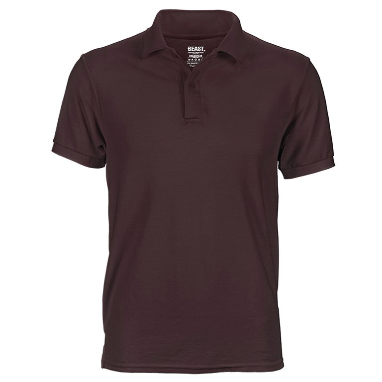 Coffee Brown Mens Polo T Shirt Premium Menswear At Best Value Prices 