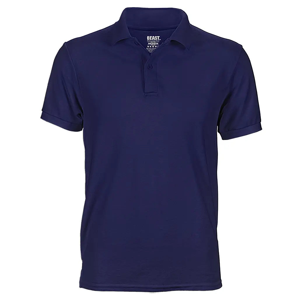 blue polo t shirt