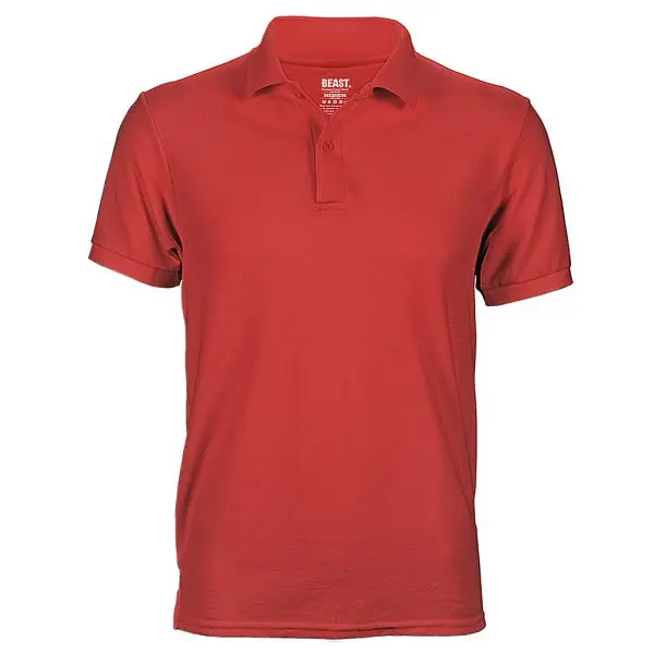 Scarlet Red Men's Polo T-Shirt