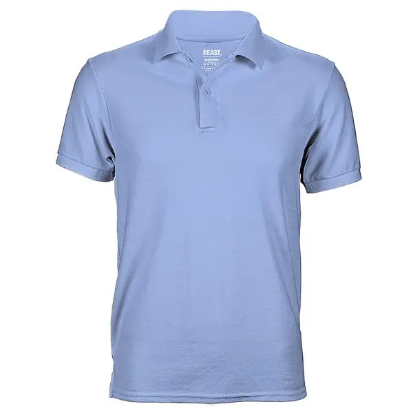 Sky Blue Men's Polo T-Shirt