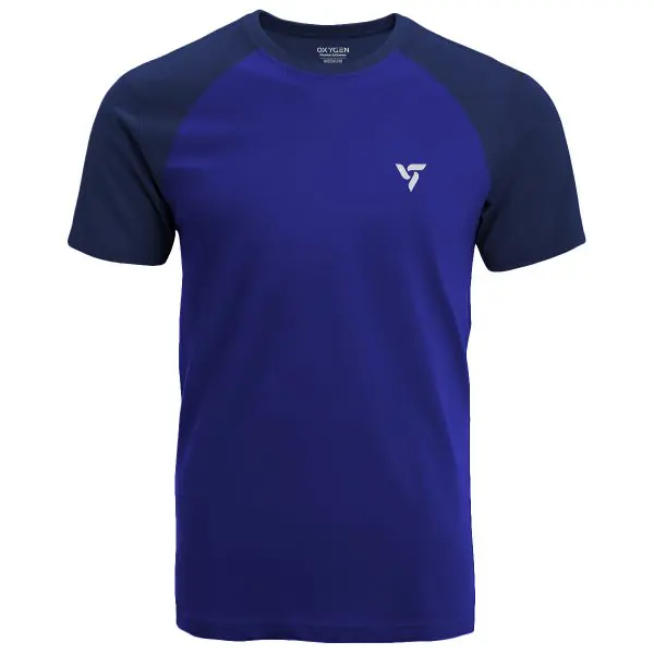 Royal Blue & Navy Blue Sports T-Shirt