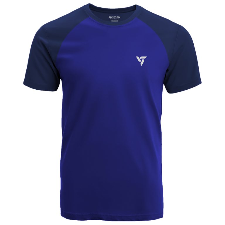 Royal Blue & Navy Blue Sports TShirt Men's Activewear & Sportswear