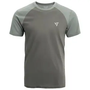Steel Grey & Cloud Grey Sports T-Shirt