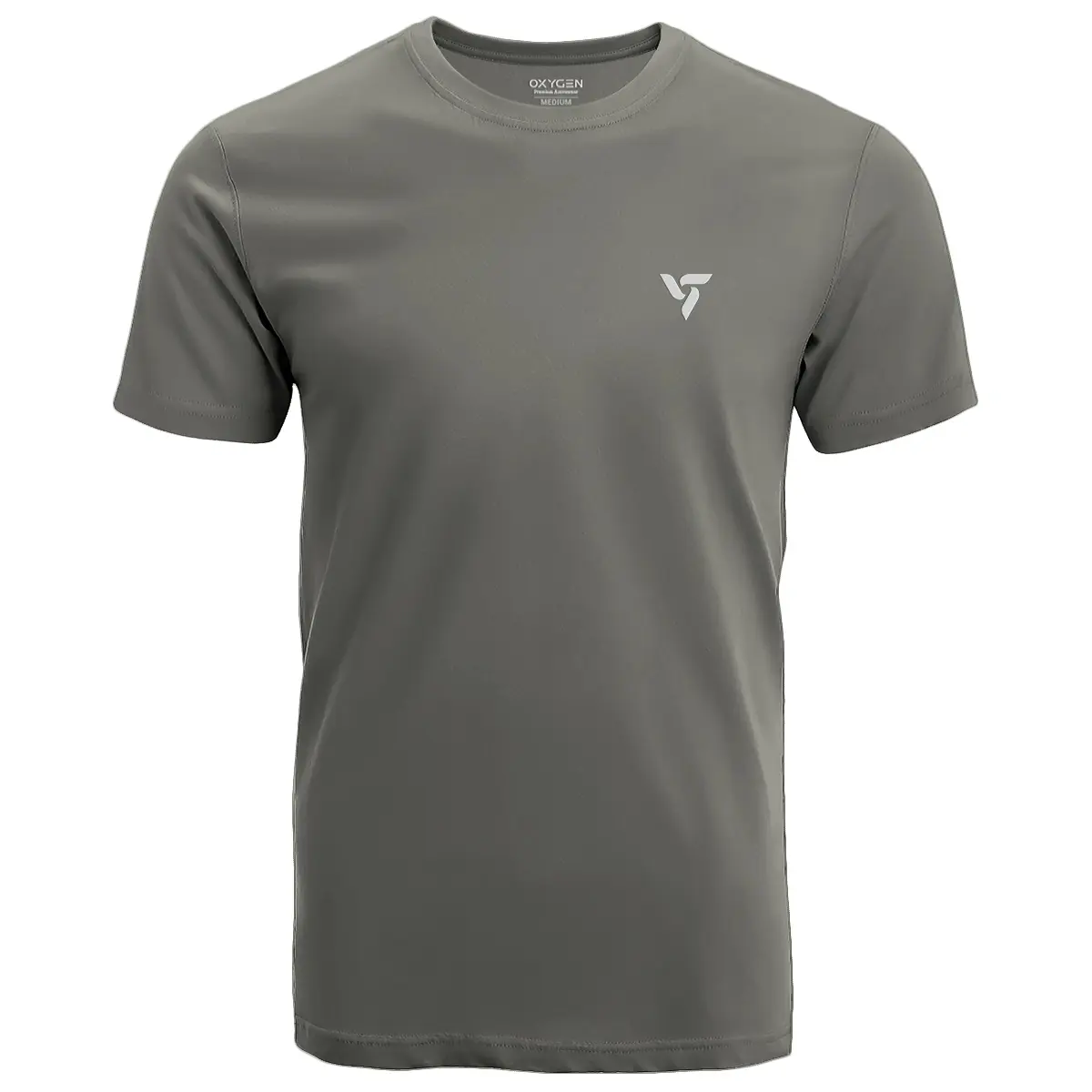 Steel Grey Sports T-Shirt | Men's Activewear & Sportswear
