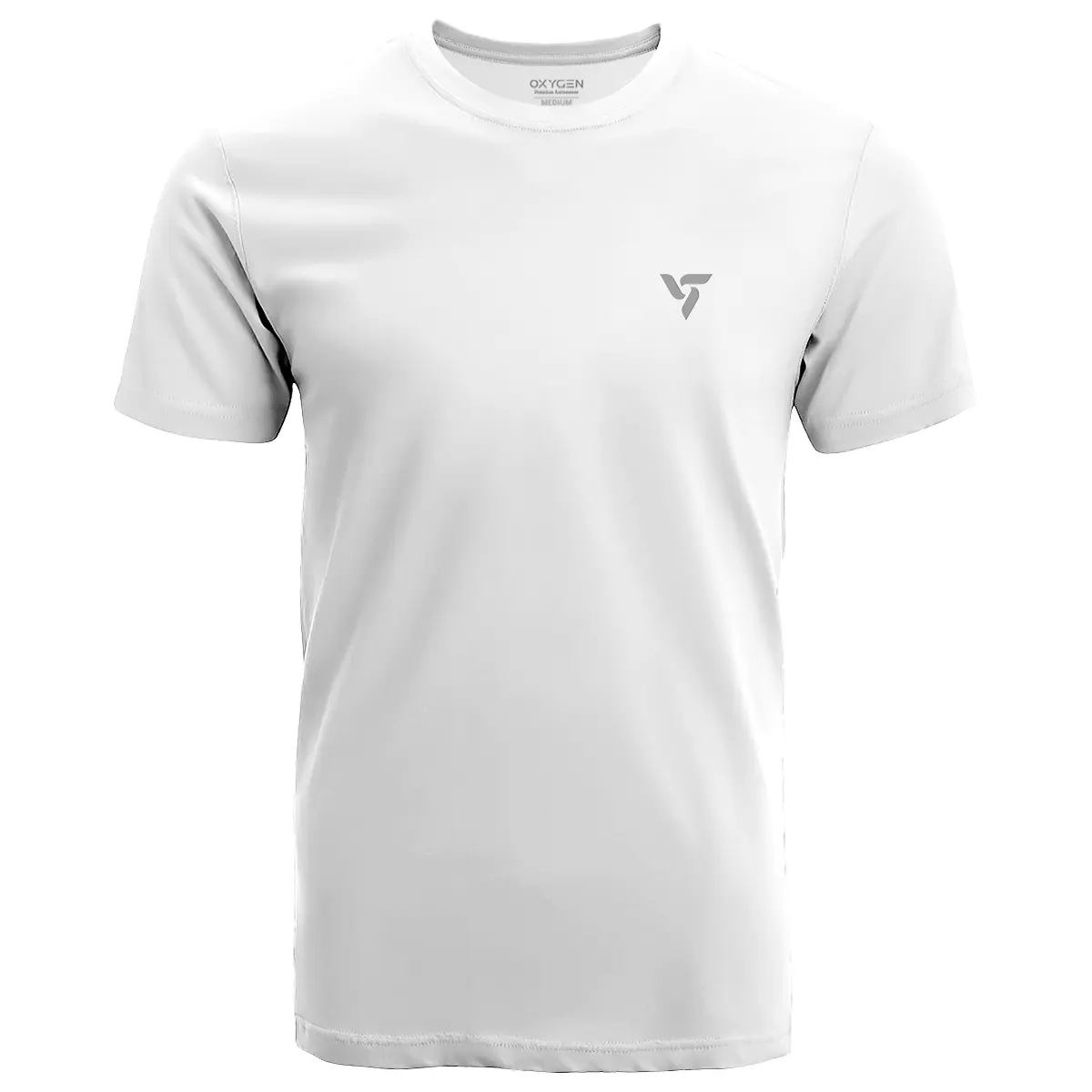 White Sports T-Shirt  Men's Activewear & Sportswear