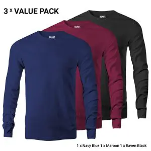 Men's Long Sleeve T Shirts Bundle Pack 0021