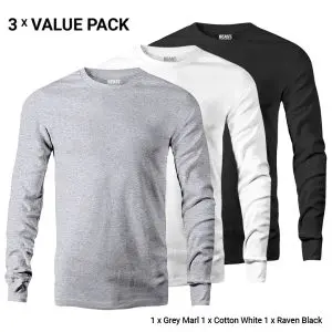 Men's Long Sleeve T Shirts Bundle Pack 0026