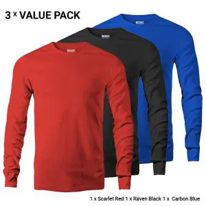 Men's Long Sleeve T Shirts Bundle Pack 0027