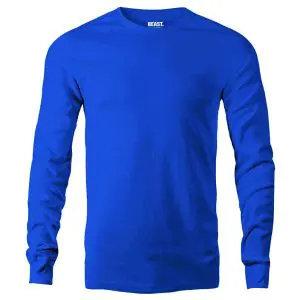 Carbon Blue Men's Long Sleeve T Shirt