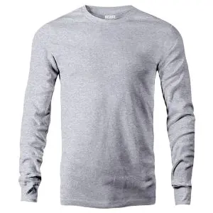 Grey Marl Men's Long Sleeve T Shirt