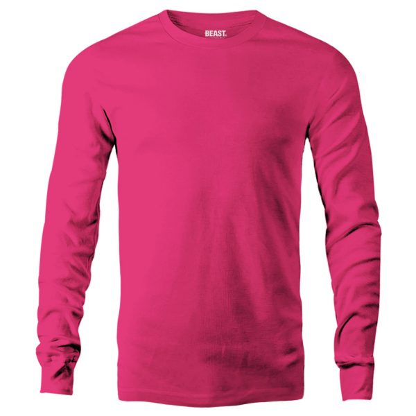 Hot-Pink-Long-Sleeve-T-Shirt