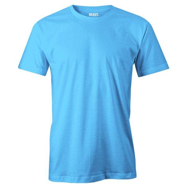 Ice-Blue-Crew-Neck-T-Shirt