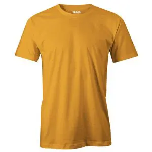 Mustard Men's Crew Neck T Shirt
