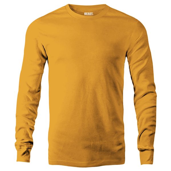 Mustard-Long-Sleeve-T-Shirt