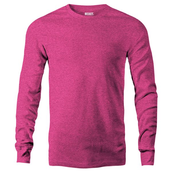 Raspberry-Red-Long-Sleeve-T-Shirt