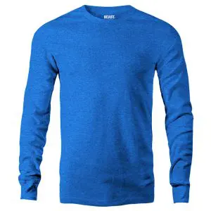 Zinc Blue Men's Long Sleeve T Shirt