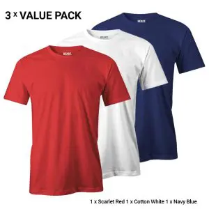 Men's Crew Neck T Shirts Bundle Pack 0058