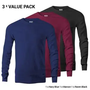 Men's Long Sleeve T Shirts Bundle Pack 0021